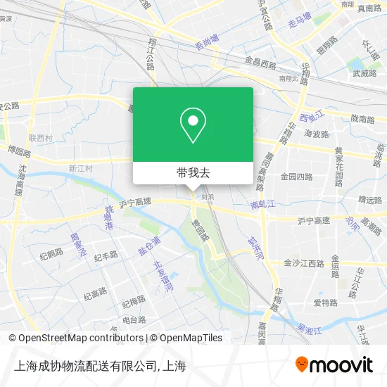 上海成协物流配送有限公司地图