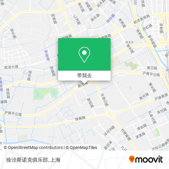 徐泾斯诺克俱乐部地图