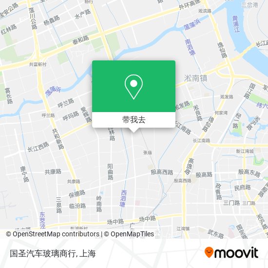 国圣汽车玻璃商行地图