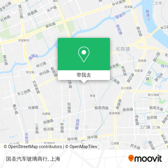 国圣汽车玻璃商行地图