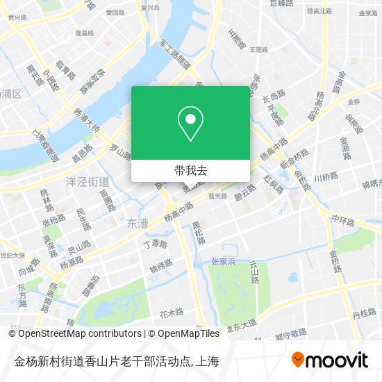 金杨新村街道香山片老干部活动点地图