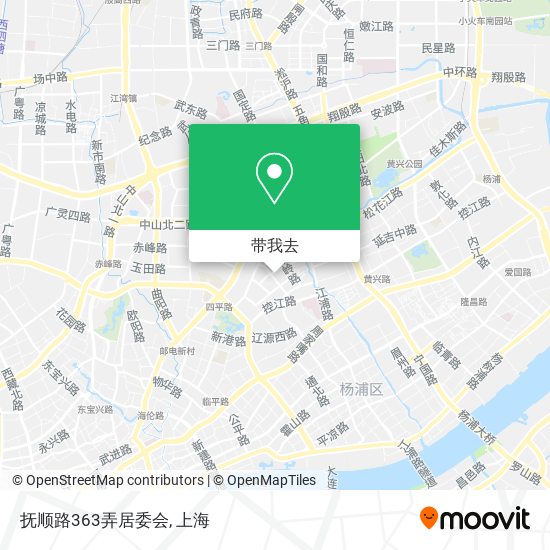 抚顺路363弄居委会地图