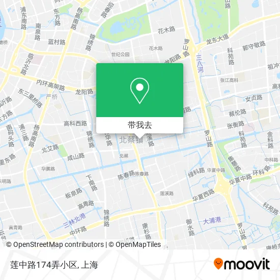莲中路174弄小区地图