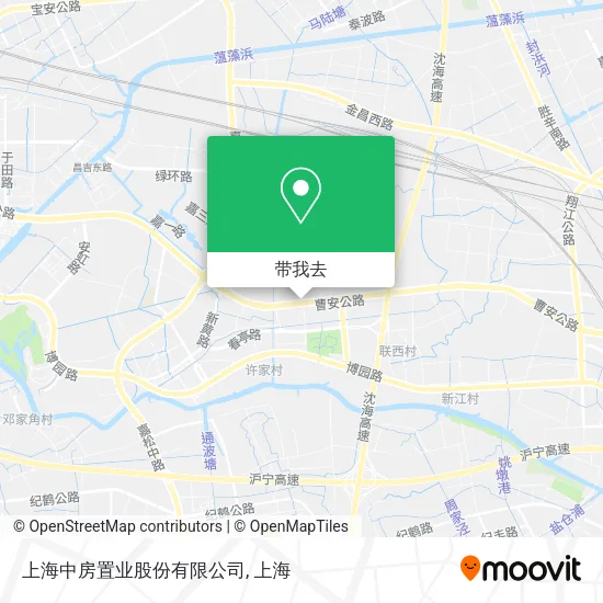 上海中房置业股份有限公司地图