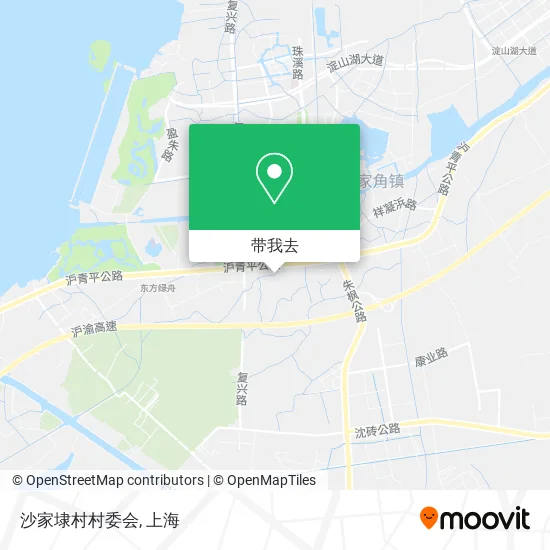沙家埭村村委会地图
