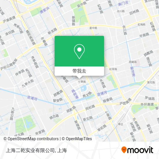 上海二乾实业有限公司地图