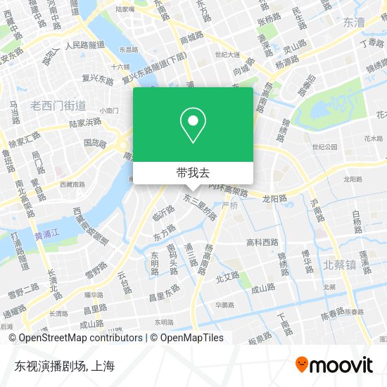 东视演播剧场地图