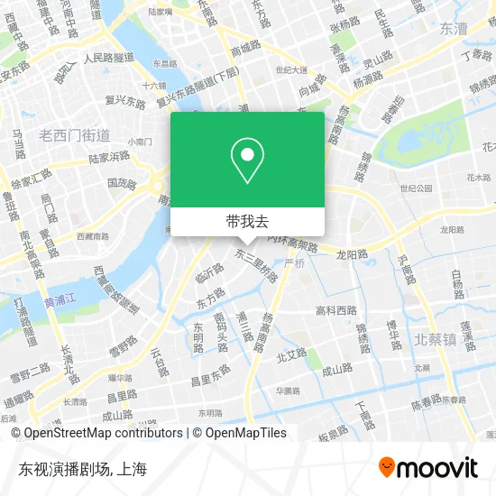 东视演播剧场地图