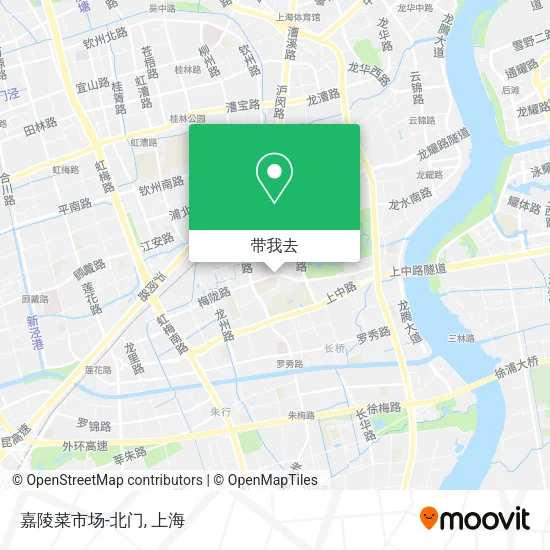 嘉陵菜市场-北门地图
