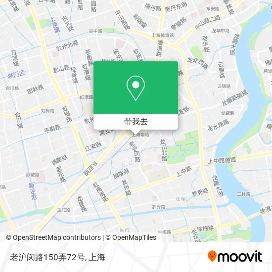 老沪闵路150弄72号地图