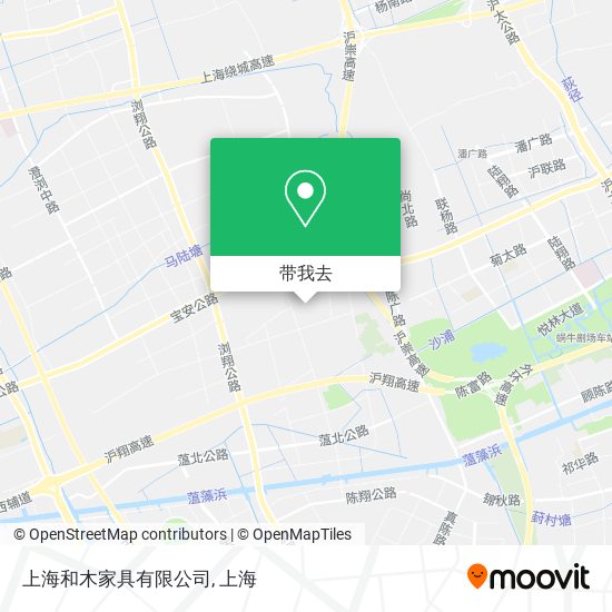 上海和木家具有限公司地图