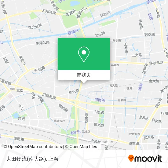 大田物流(南大路)地图