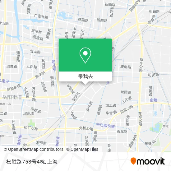 松胜路758号4栋地图