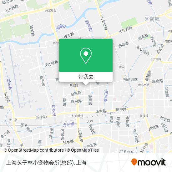 上海兔子林小宠物会所(总部)地图