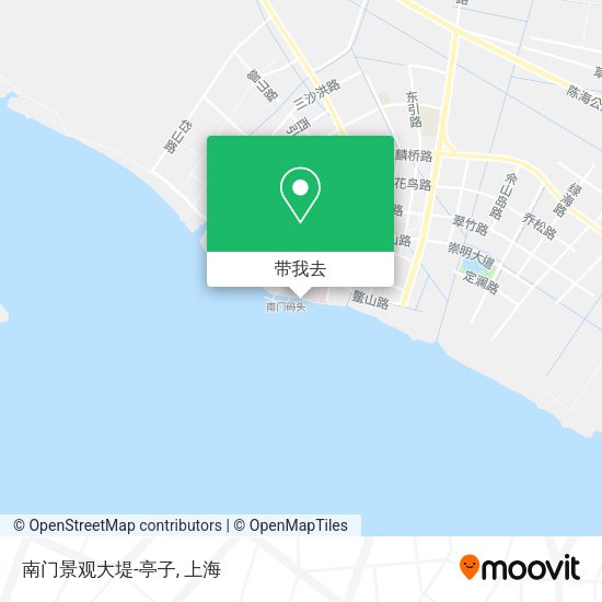 南门景观大堤-亭子地图