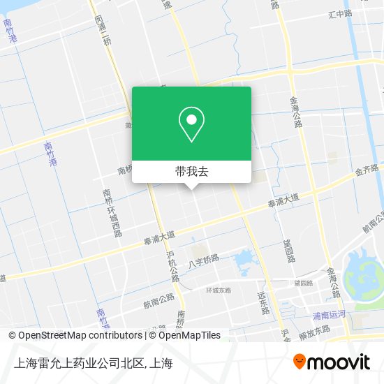 上海雷允上药业公司北区地图