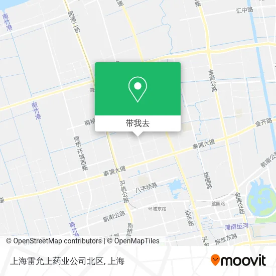 上海雷允上药业公司北区地图