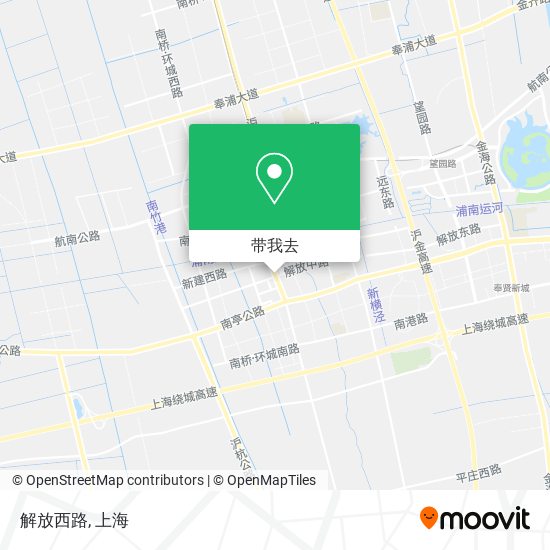 解放西路地图