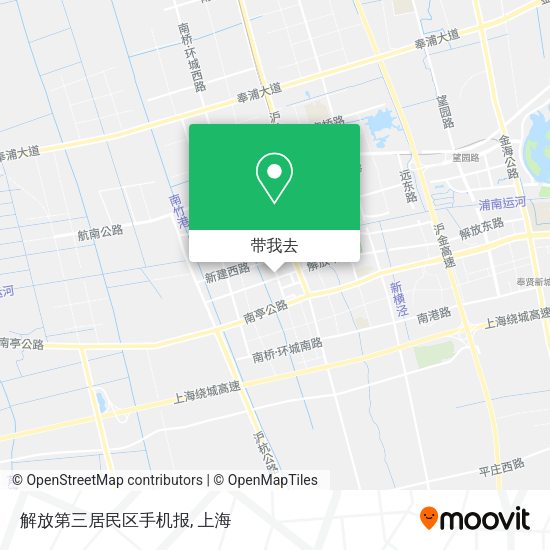 解放第三居民区手机报地图