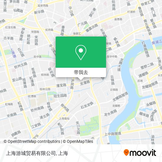 上海游城贸易有限公司地图