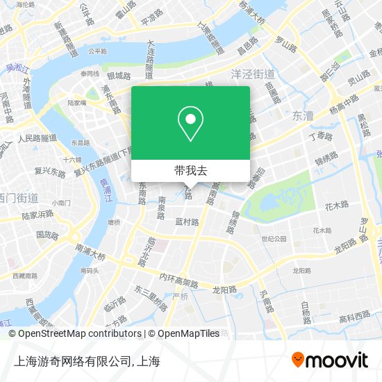 上海游奇网络有限公司地图