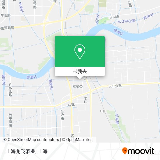 上海龙飞酒业地图
