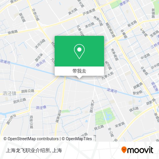 上海龙飞职业介绍所地图