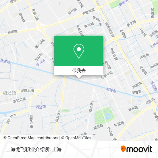 上海龙飞职业介绍所地图