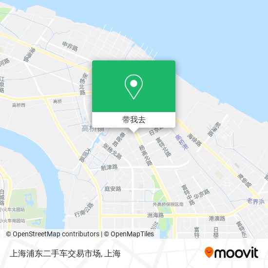 上海浦东二手车交易市场地图