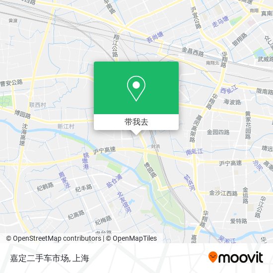 嘉定二手车市场地图