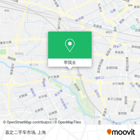 嘉定二手车市场地图