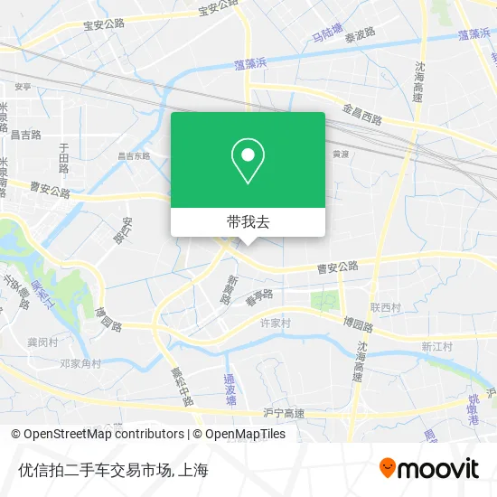 优信拍二手车交易市场地图