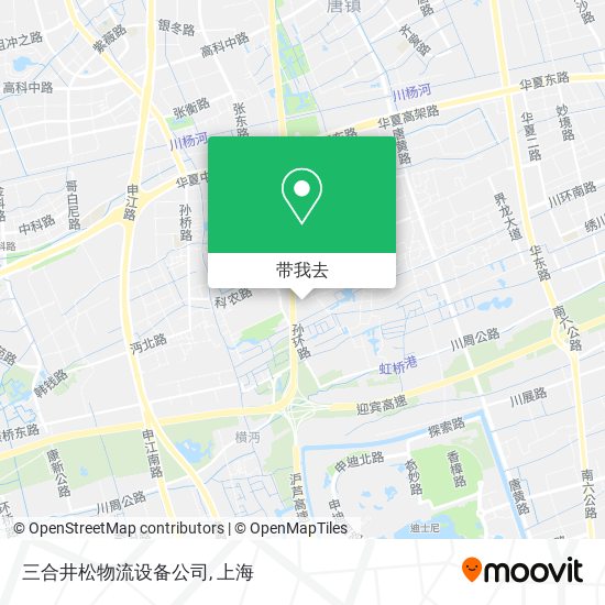 三合井松物流设备公司地图