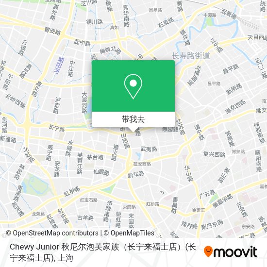Chewy Junior 秋尼尔泡芙家族（长宁来福士店）地图