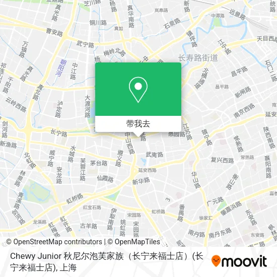 Chewy Junior 秋尼尔泡芙家族（长宁来福士店）地图