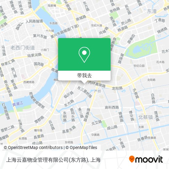 上海云嘉物业管理有限公司(东方路)地图