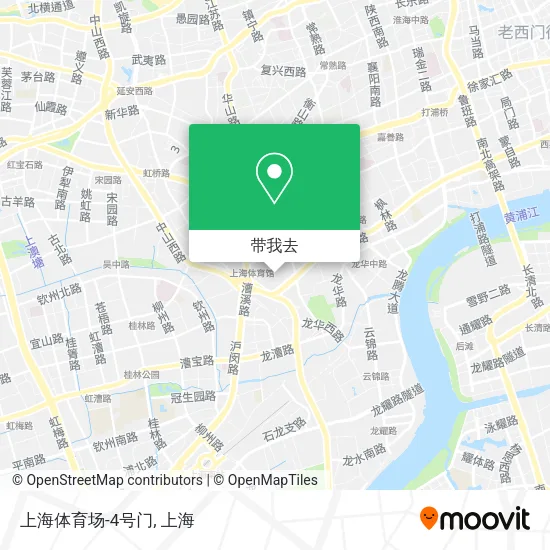 上海体育场-4号门地图
