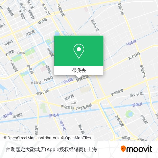 仲璇嘉定大融城店(Apple授权经销商)地图