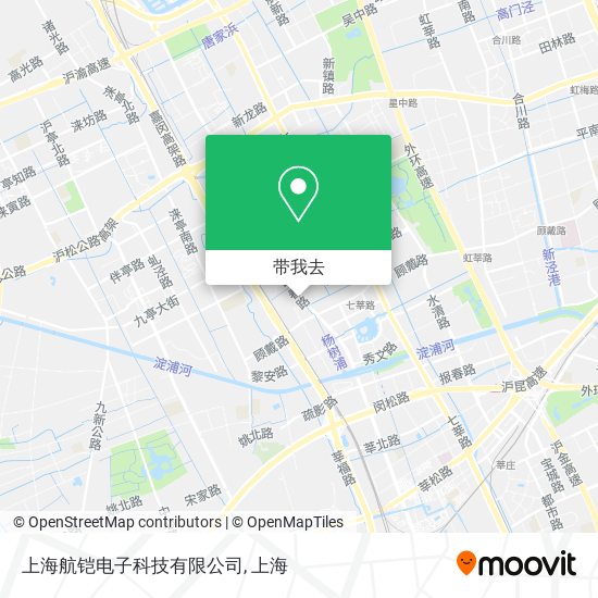 上海航铠电子科技有限公司地图