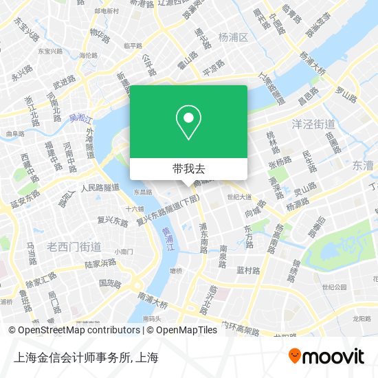 上海金信会计师事务所地图