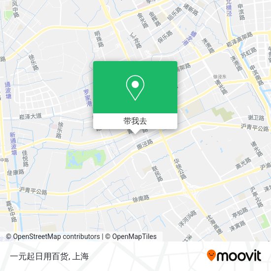 一元起日用百货地图