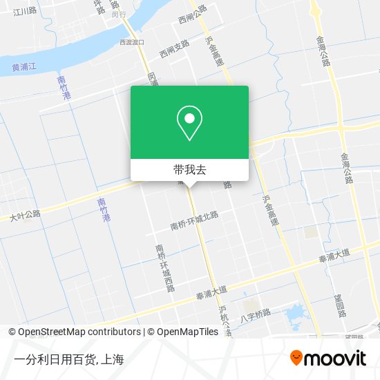 一分利日用百货地图
