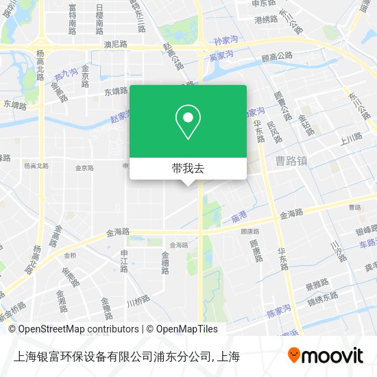 上海银富环保设备有限公司浦东分公司地图