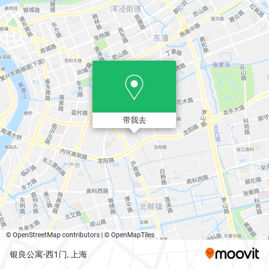 银良公寓-西1门地图