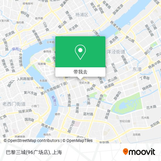 巴黎三城(96广场店)地图
