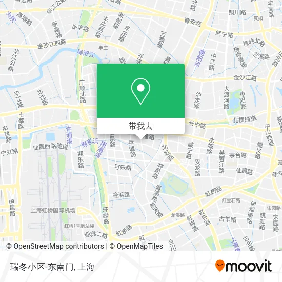 瑞冬小区-东南门地图