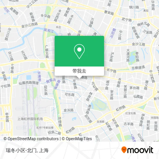 瑞冬小区-北门地图