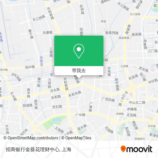 招商银行金葵花理财中心地图