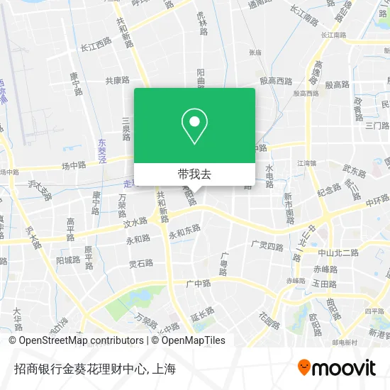 招商银行金葵花理财中心地图