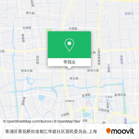 青浦区香花桥街道都汇华庭社区居民委员会地图